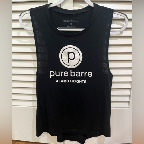 Pure Barre Tops - Pure Barre Black Sleeveless Tank
